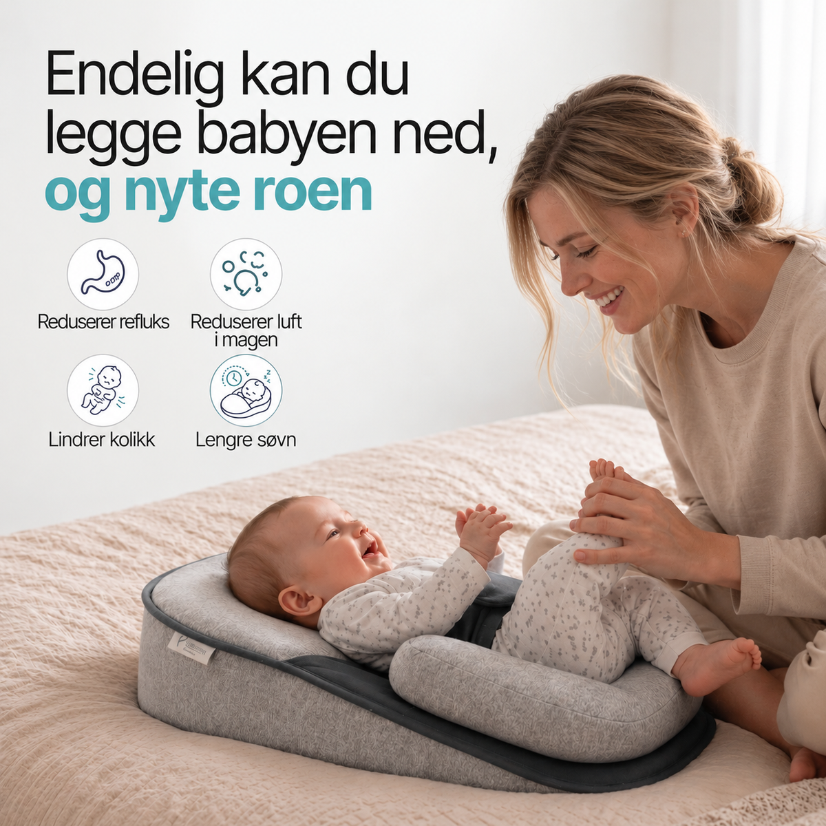 Kosekroken | Komfort for babyer med refluks, luft og uro